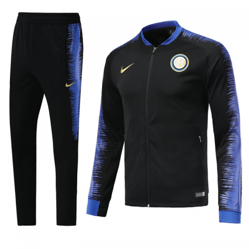 Inter Milan 18/19 N98 Jacket Tracksuit Black With Pants